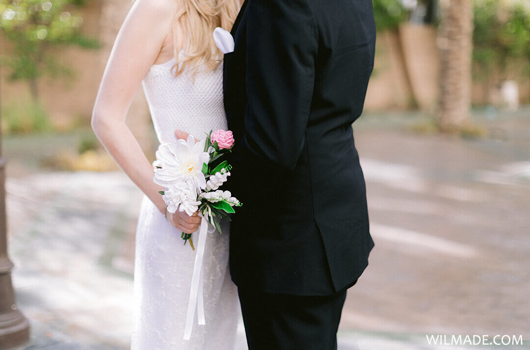 Crochet wedding dress how mom and I made my own wedding dress