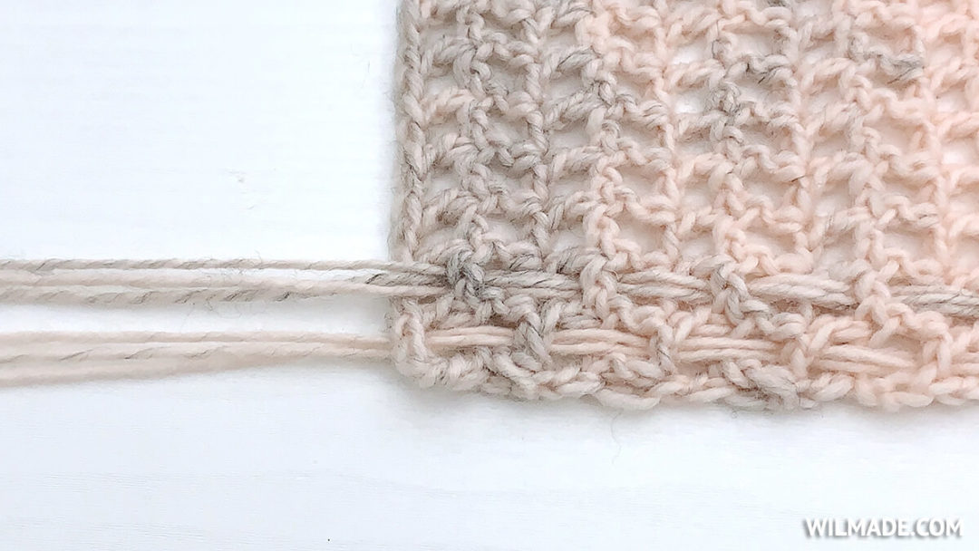 How to weave the strands - Wilmade