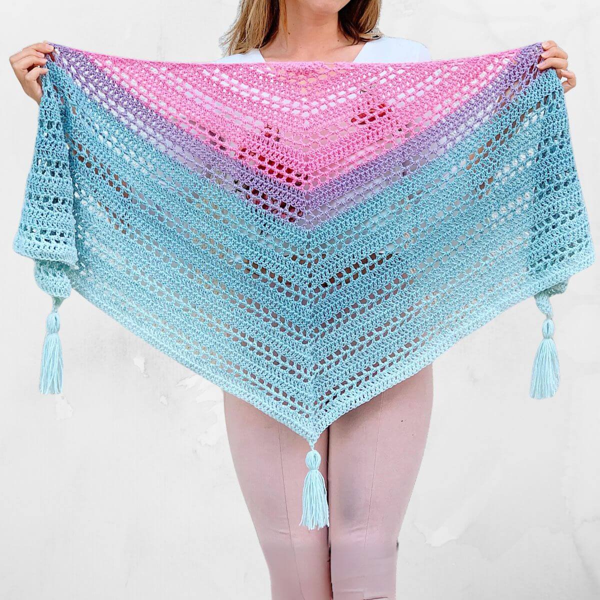 Such Simple Shawl - free crochet pattern - Wilmade