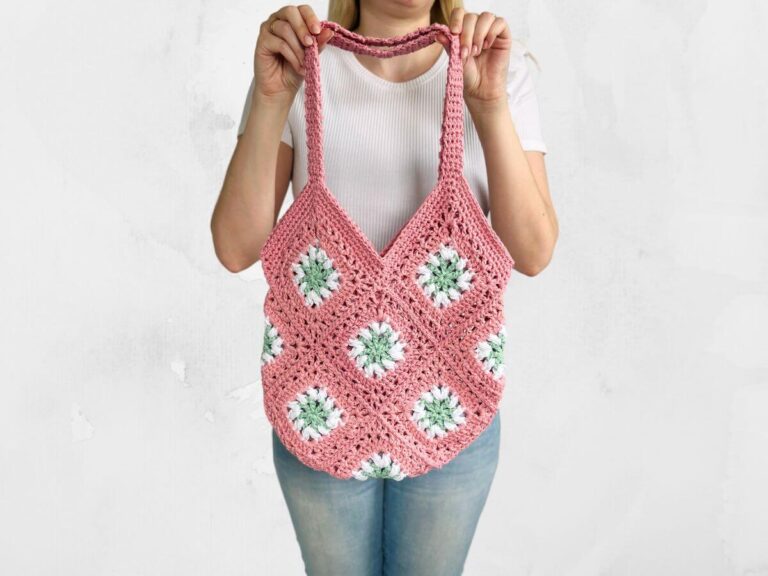 Easy Crochet Market Bag - Free Crochet Pattern + Video